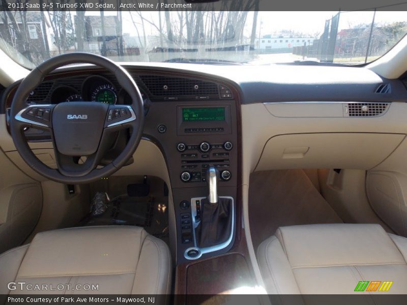 Arctic White / Parchment 2011 Saab 9-5 Turbo6 XWD Sedan