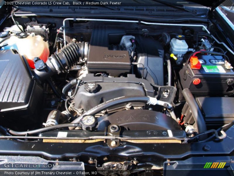 Black / Medium Dark Pewter 2005 Chevrolet Colorado LS Crew Cab