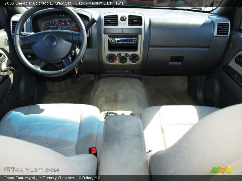 Black / Medium Dark Pewter 2005 Chevrolet Colorado LS Crew Cab