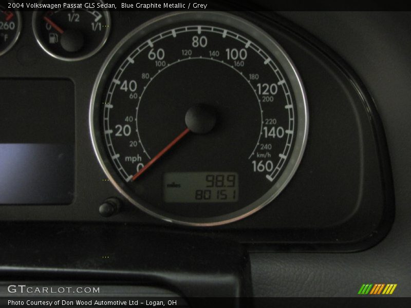 Blue Graphite Metallic / Grey 2004 Volkswagen Passat GLS Sedan