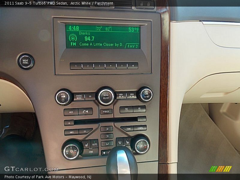 Controls of 2011 9-5 Turbo6 XWD Sedan
