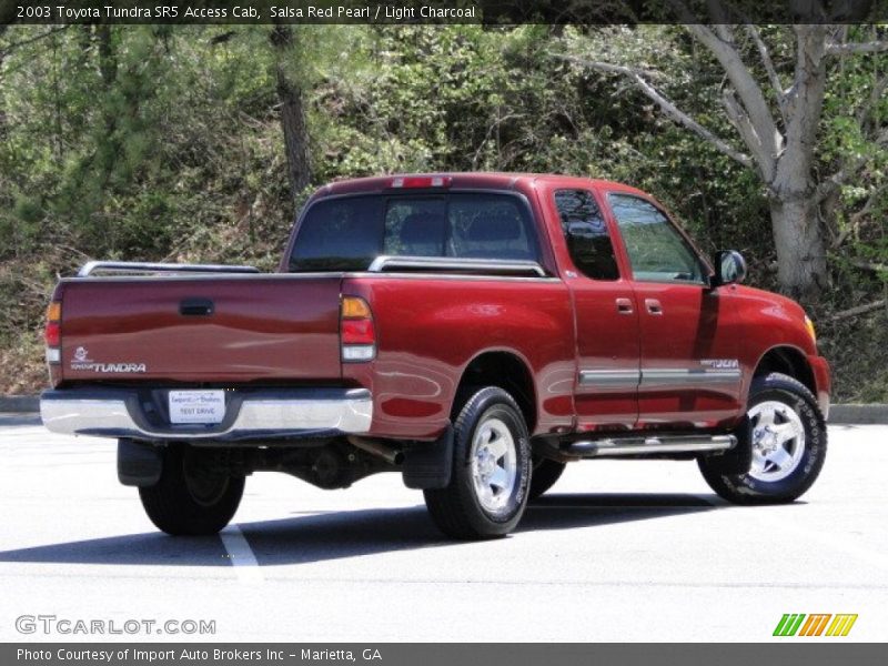Salsa Red Pearl / Light Charcoal 2003 Toyota Tundra SR5 Access Cab