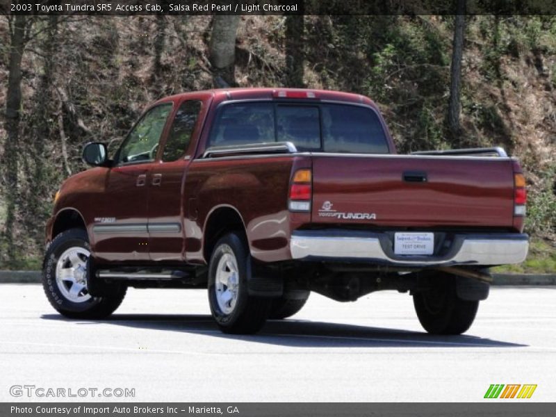 Salsa Red Pearl / Light Charcoal 2003 Toyota Tundra SR5 Access Cab