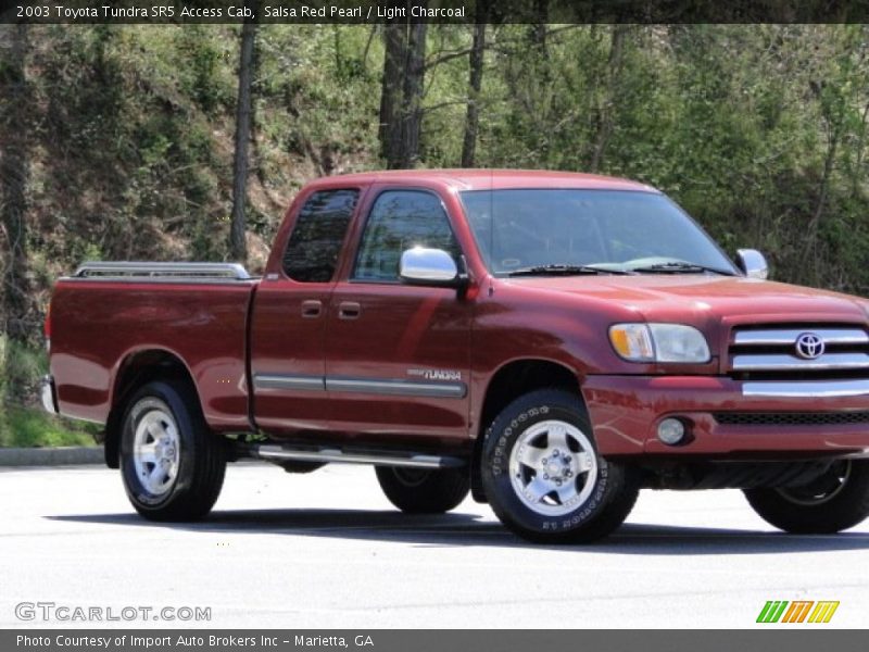 Salsa Red Pearl / Light Charcoal 2003 Toyota Tundra SR5 Access Cab
