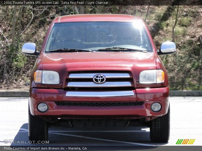 Salsa Red Pearl / Light Charcoal 2003 Toyota Tundra SR5 Access Cab