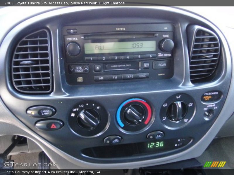 Salsa Red Pearl / Light Charcoal 2003 Toyota Tundra SR5 Access Cab