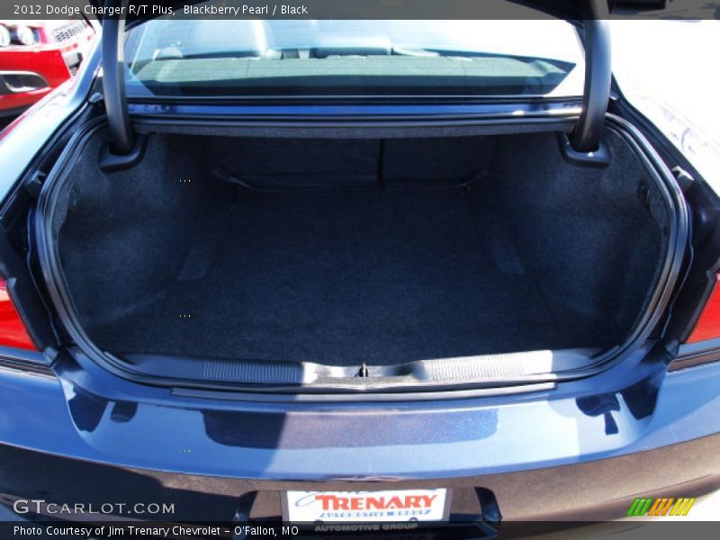 Blackberry Pearl / Black 2012 Dodge Charger R/T Plus