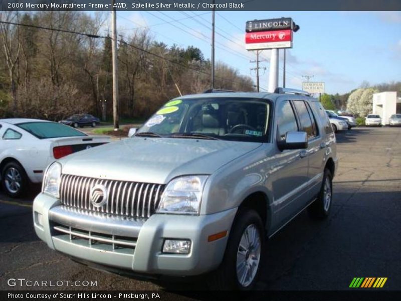 Satellite Silver Metallic / Charcoal Black 2006 Mercury Mountaineer Premier AWD