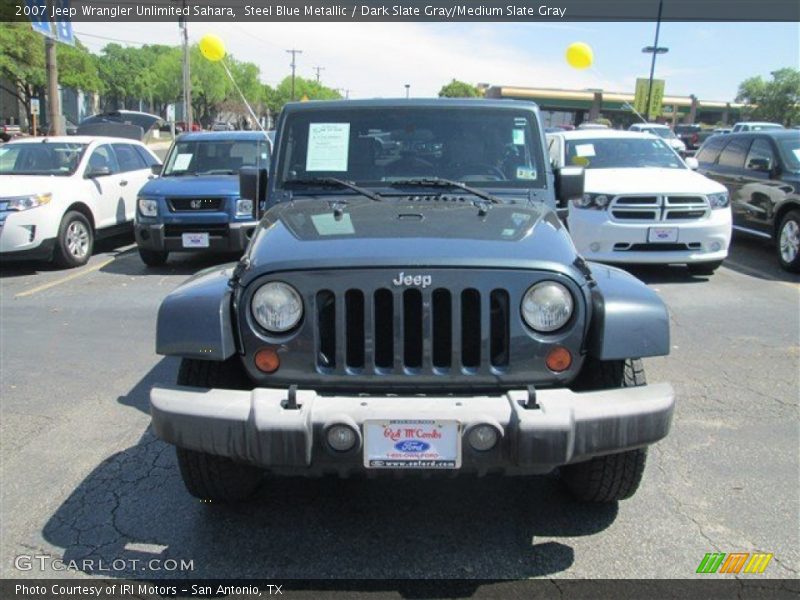 Steel Blue Metallic / Dark Slate Gray/Medium Slate Gray 2007 Jeep Wrangler Unlimited Sahara