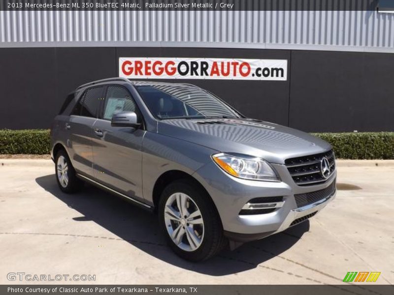 Palladium Silver Metallic / Grey 2013 Mercedes-Benz ML 350 BlueTEC 4Matic