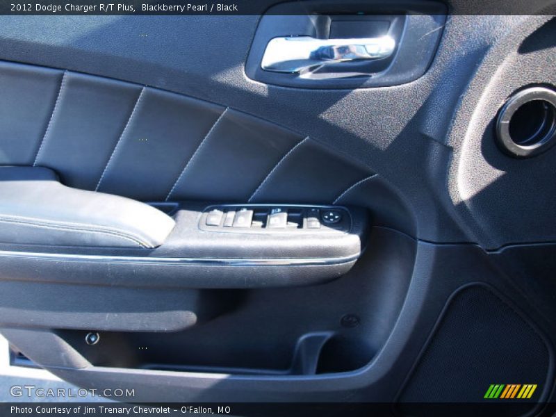 Blackberry Pearl / Black 2012 Dodge Charger R/T Plus