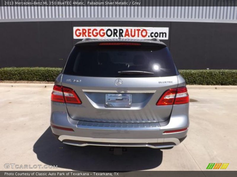 Palladium Silver Metallic / Grey 2013 Mercedes-Benz ML 350 BlueTEC 4Matic