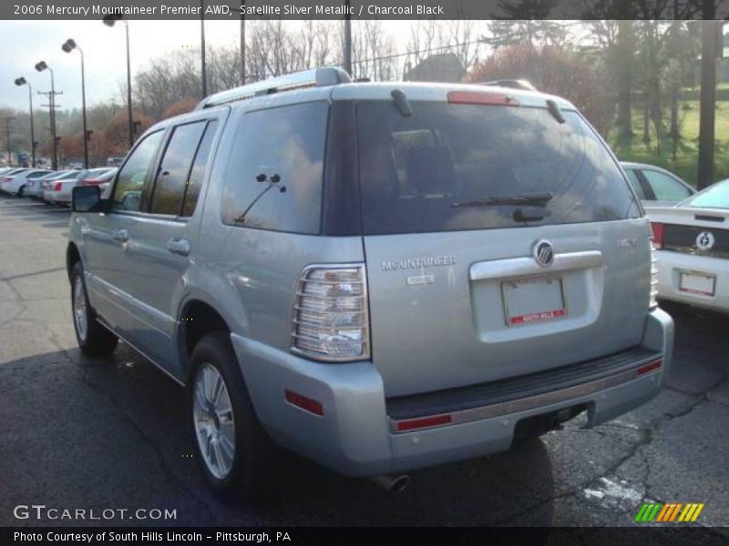 Satellite Silver Metallic / Charcoal Black 2006 Mercury Mountaineer Premier AWD