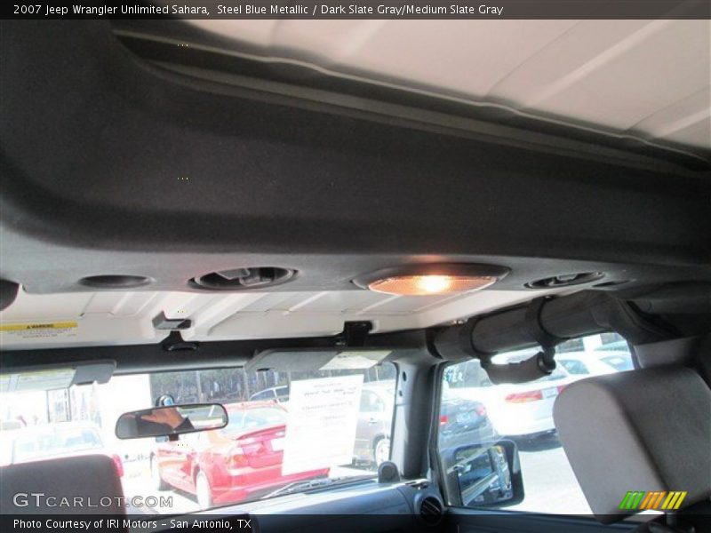 Steel Blue Metallic / Dark Slate Gray/Medium Slate Gray 2007 Jeep Wrangler Unlimited Sahara