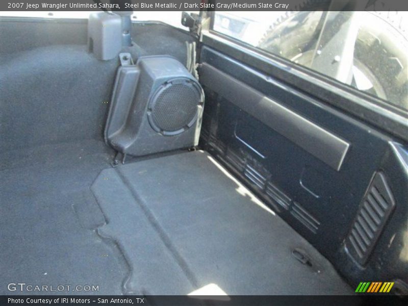Steel Blue Metallic / Dark Slate Gray/Medium Slate Gray 2007 Jeep Wrangler Unlimited Sahara