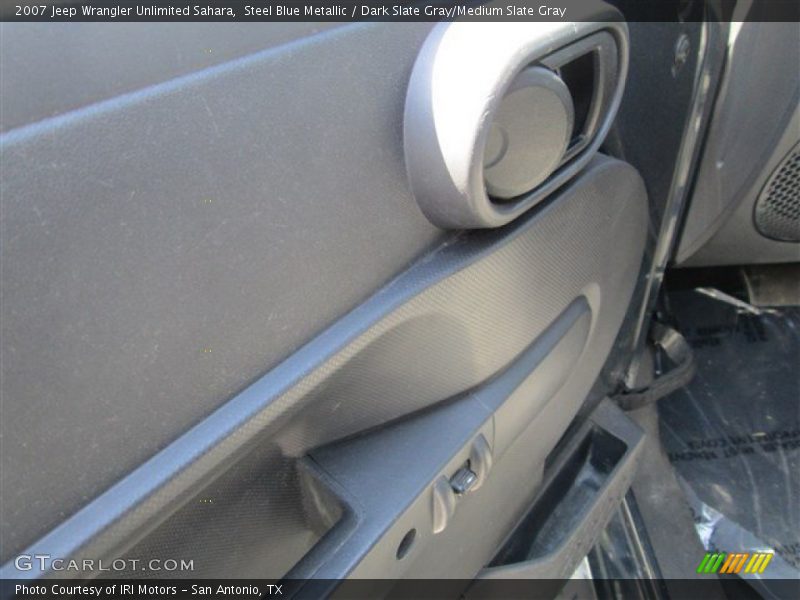 Steel Blue Metallic / Dark Slate Gray/Medium Slate Gray 2007 Jeep Wrangler Unlimited Sahara