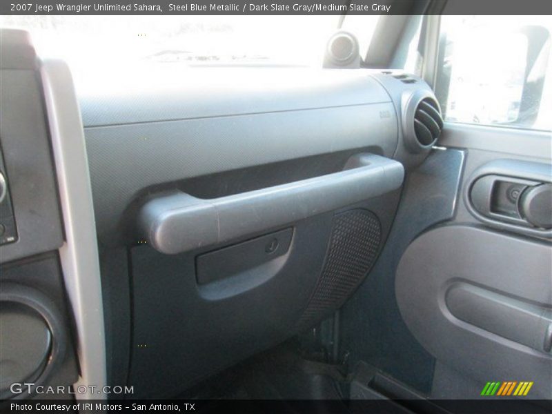 Steel Blue Metallic / Dark Slate Gray/Medium Slate Gray 2007 Jeep Wrangler Unlimited Sahara