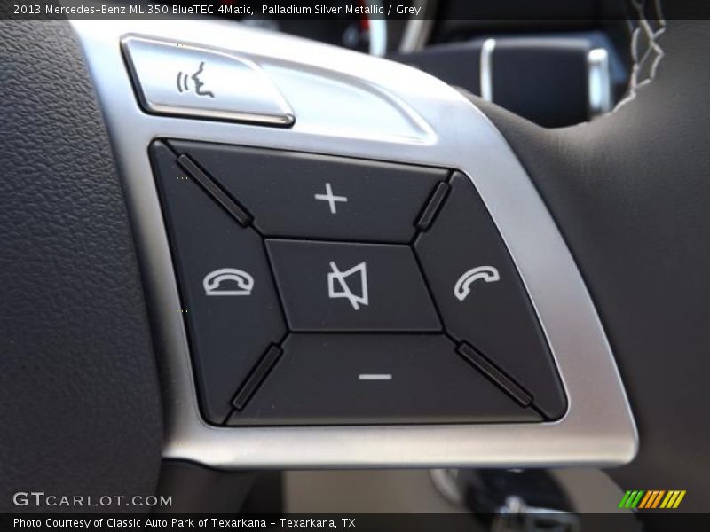 Palladium Silver Metallic / Grey 2013 Mercedes-Benz ML 350 BlueTEC 4Matic