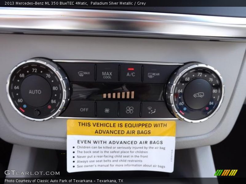 Palladium Silver Metallic / Grey 2013 Mercedes-Benz ML 350 BlueTEC 4Matic