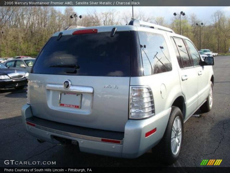 Satellite Silver Metallic / Charcoal Black 2006 Mercury Mountaineer Premier AWD