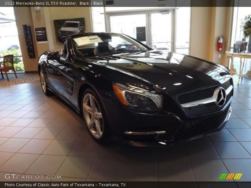 Black / Black 2013 Mercedes-Benz SL 550 Roadster