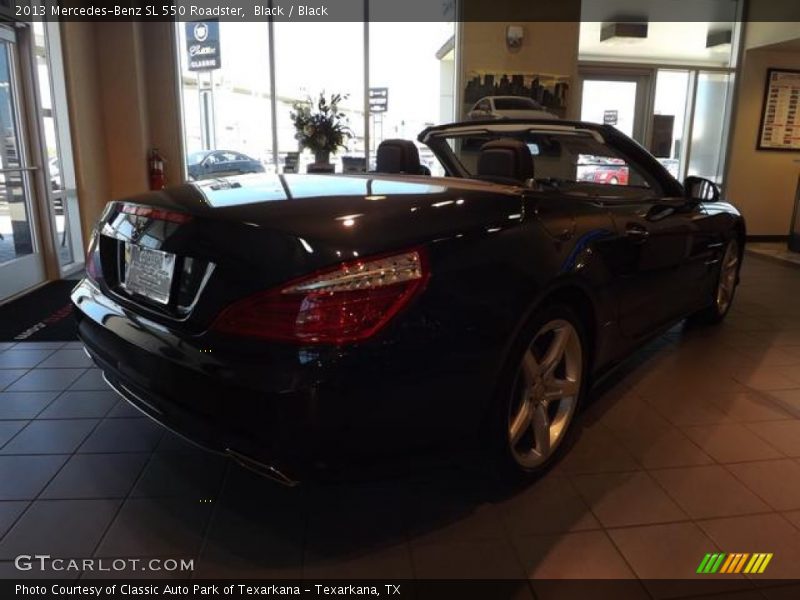 Black / Black 2013 Mercedes-Benz SL 550 Roadster
