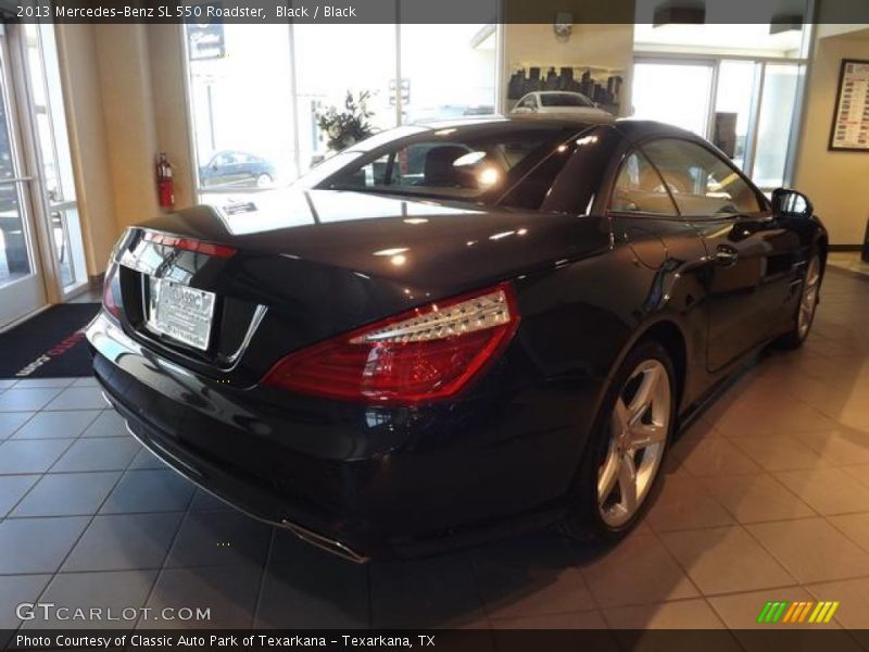 Black / Black 2013 Mercedes-Benz SL 550 Roadster