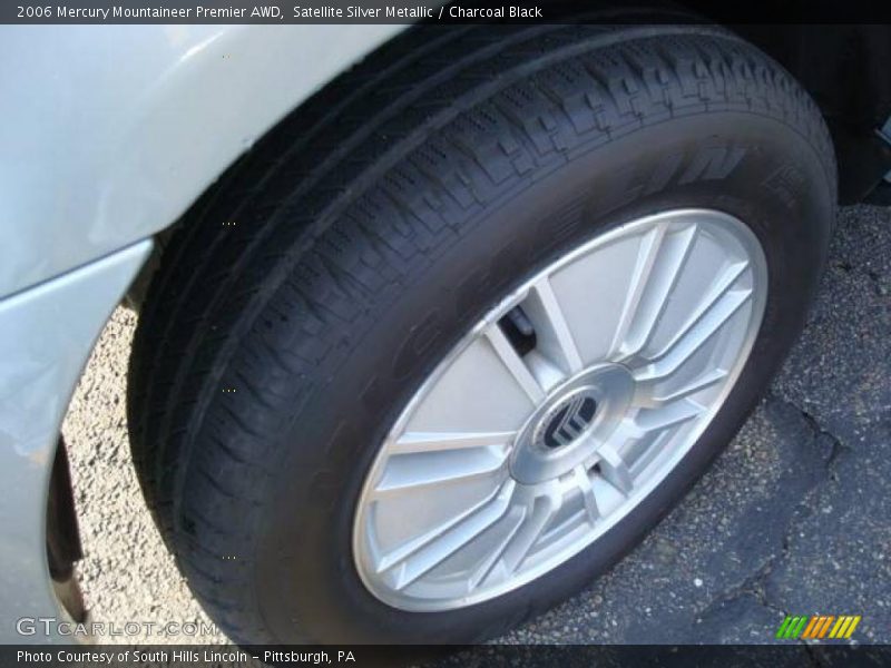 Satellite Silver Metallic / Charcoal Black 2006 Mercury Mountaineer Premier AWD