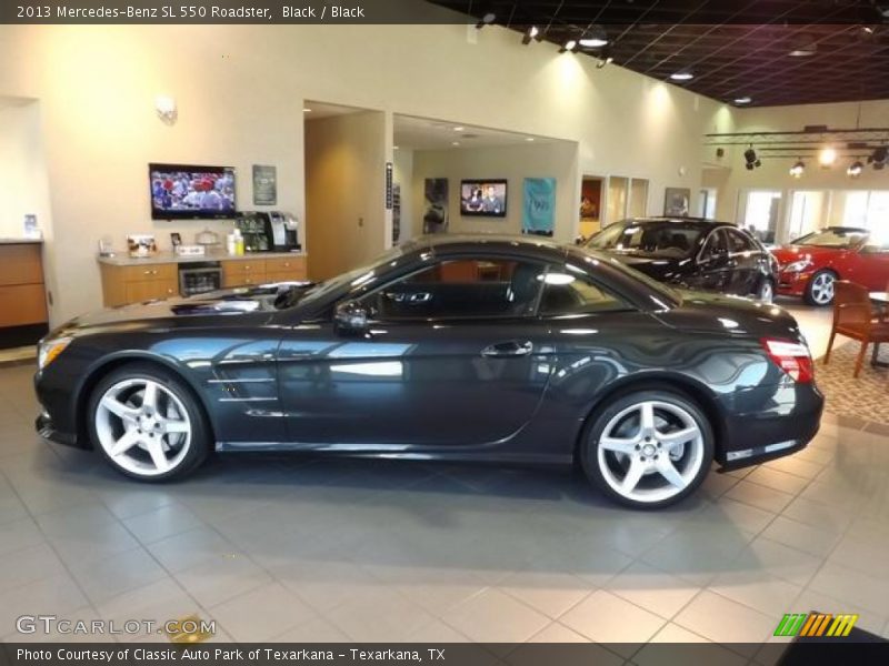 Black / Black 2013 Mercedes-Benz SL 550 Roadster