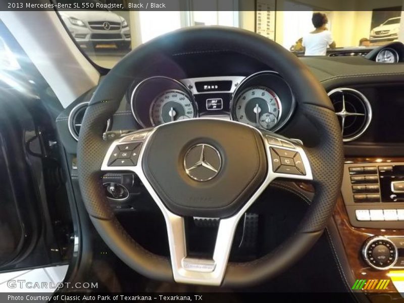 Black / Black 2013 Mercedes-Benz SL 550 Roadster