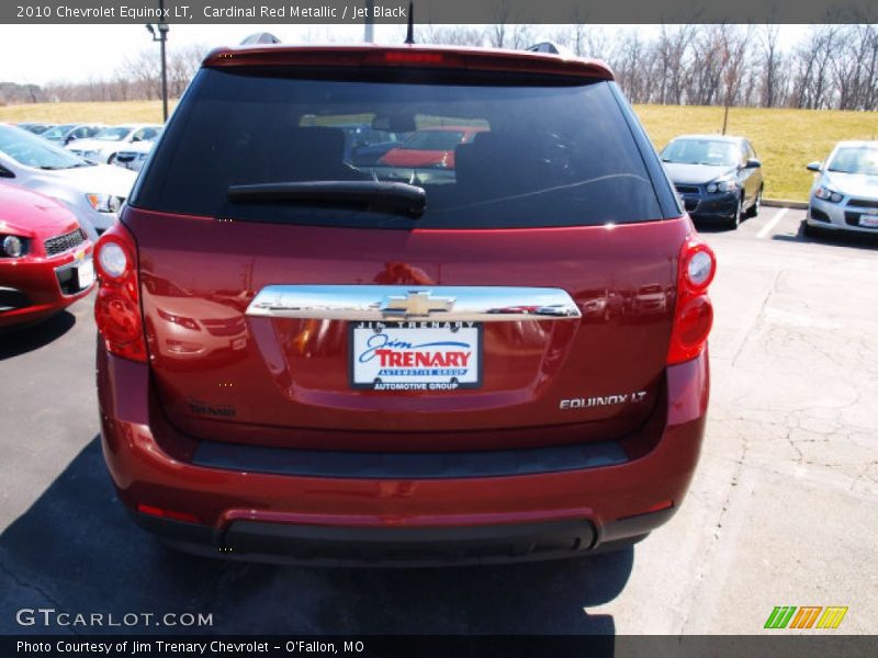 Cardinal Red Metallic / Jet Black 2010 Chevrolet Equinox LT