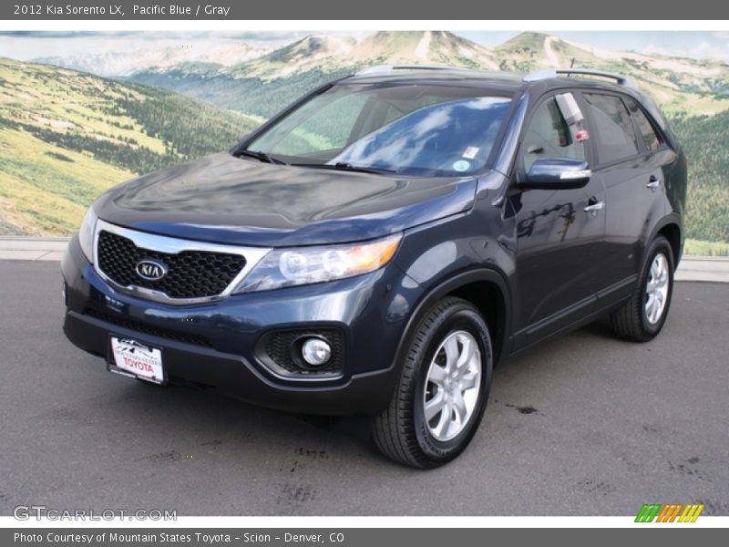 Pacific Blue / Gray 2012 Kia Sorento LX