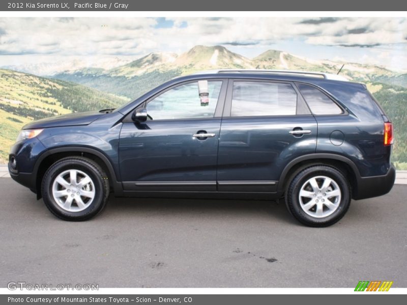 Pacific Blue / Gray 2012 Kia Sorento LX