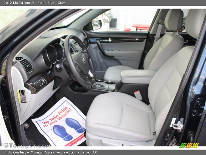 Pacific Blue / Gray 2012 Kia Sorento LX