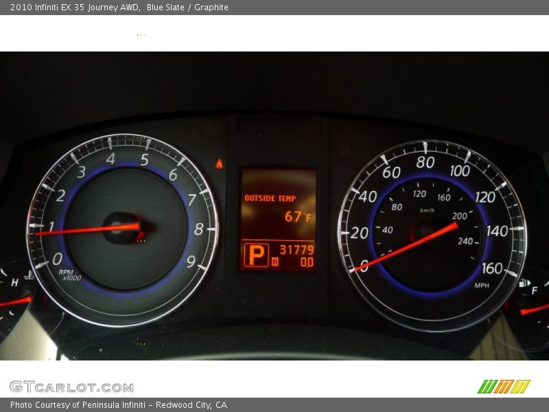Blue Slate / Graphite 2010 Infiniti EX 35 Journey AWD