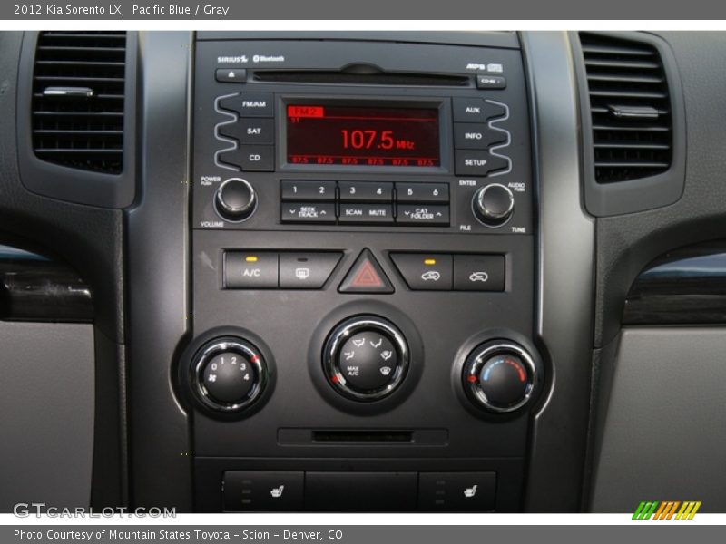 Pacific Blue / Gray 2012 Kia Sorento LX