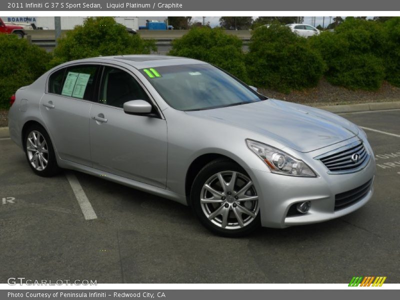 Liquid Platinum / Graphite 2011 Infiniti G 37 S Sport Sedan