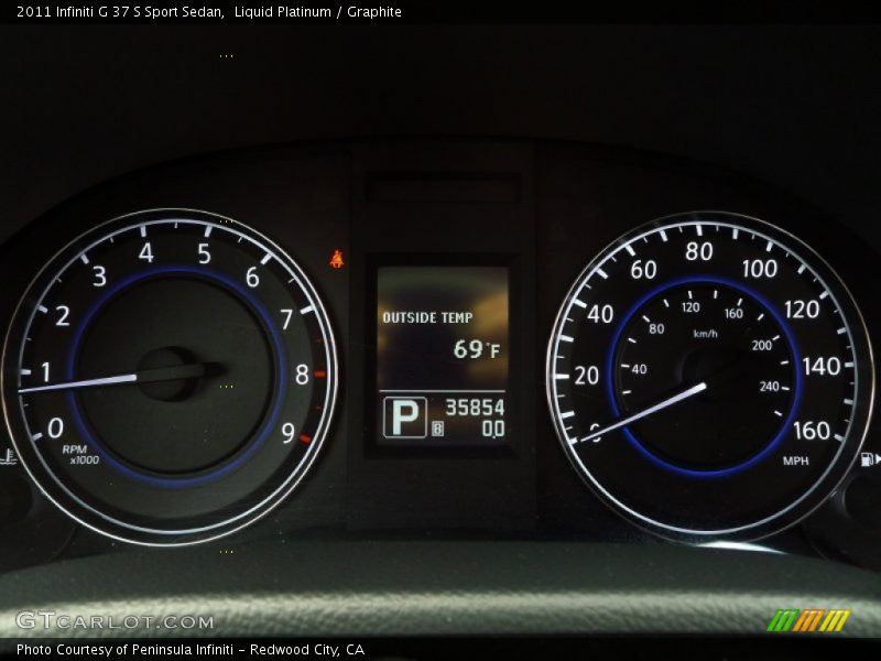 Liquid Platinum / Graphite 2011 Infiniti G 37 S Sport Sedan