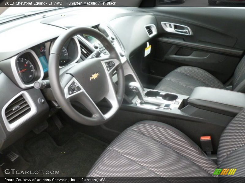 Tungsten Metallic / Jet Black 2013 Chevrolet Equinox LT AWD