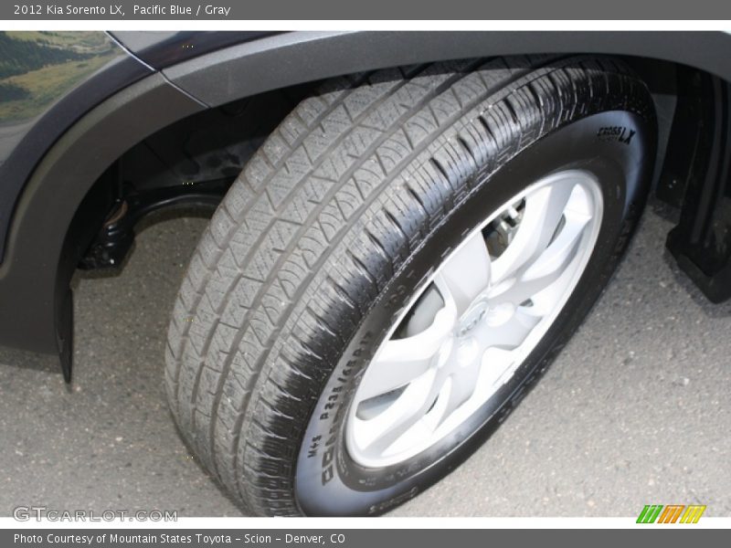 Pacific Blue / Gray 2012 Kia Sorento LX