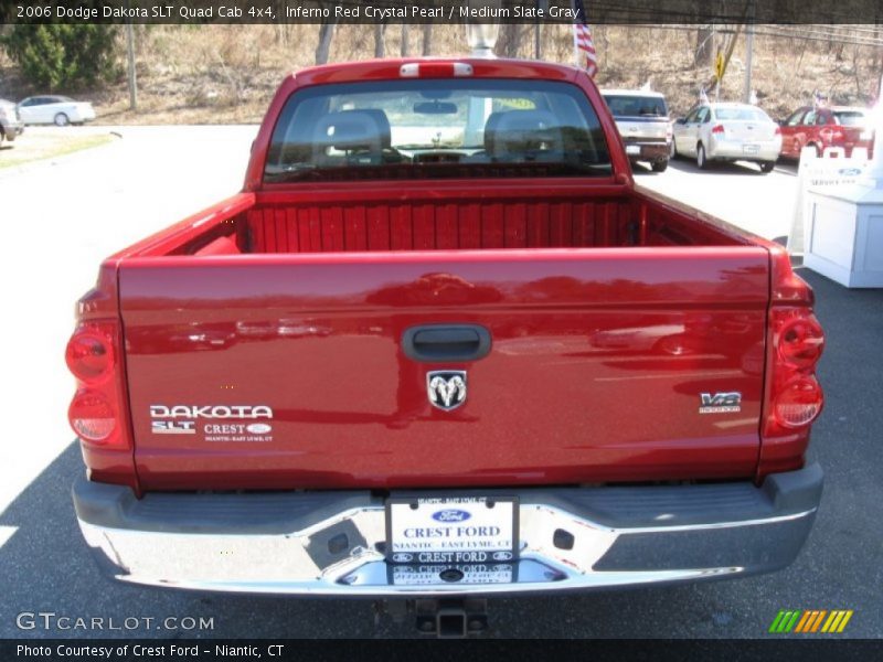 Inferno Red Crystal Pearl / Medium Slate Gray 2006 Dodge Dakota SLT Quad Cab 4x4