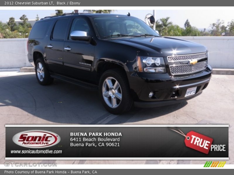 Black / Ebony 2012 Chevrolet Suburban LT