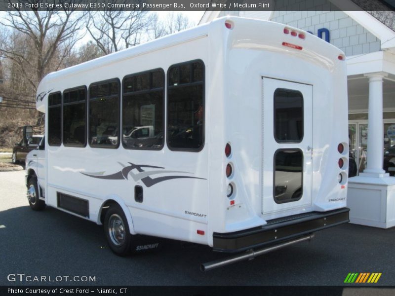 Oxford White / Medium Flint 2013 Ford E Series Cutaway E350 Commercial Passenger Bus