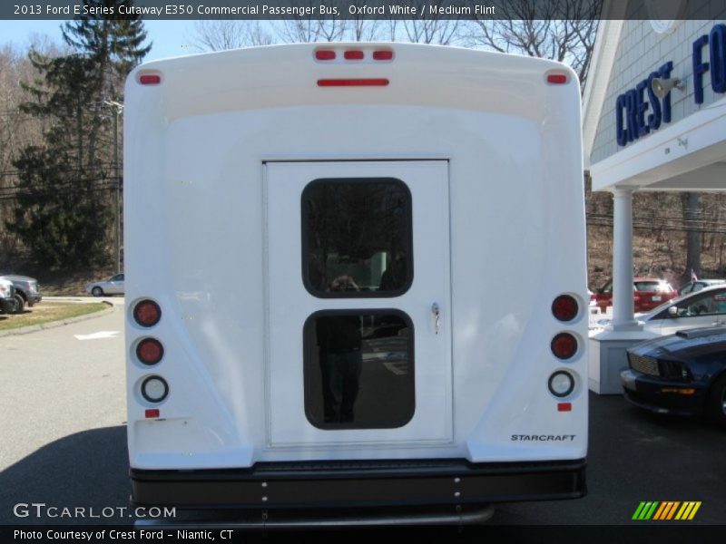 Oxford White / Medium Flint 2013 Ford E Series Cutaway E350 Commercial Passenger Bus