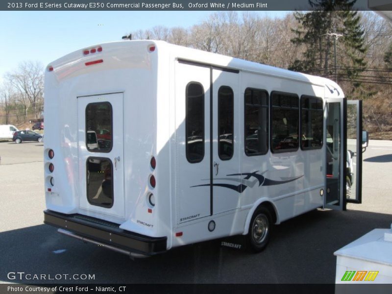 Oxford White / Medium Flint 2013 Ford E Series Cutaway E350 Commercial Passenger Bus