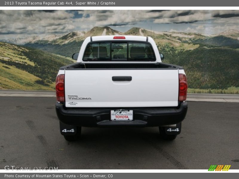 Super White / Graphite 2013 Toyota Tacoma Regular Cab 4x4