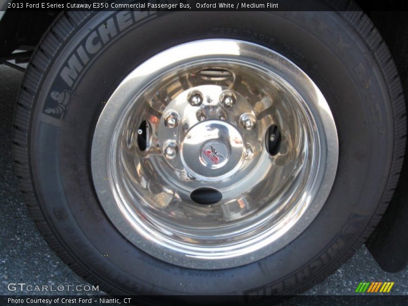 Oxford White / Medium Flint 2013 Ford E Series Cutaway E350 Commercial Passenger Bus