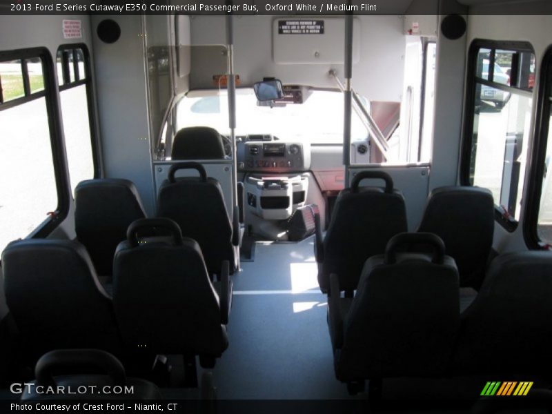 Oxford White / Medium Flint 2013 Ford E Series Cutaway E350 Commercial Passenger Bus