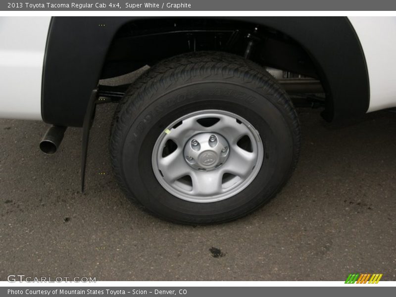 Super White / Graphite 2013 Toyota Tacoma Regular Cab 4x4