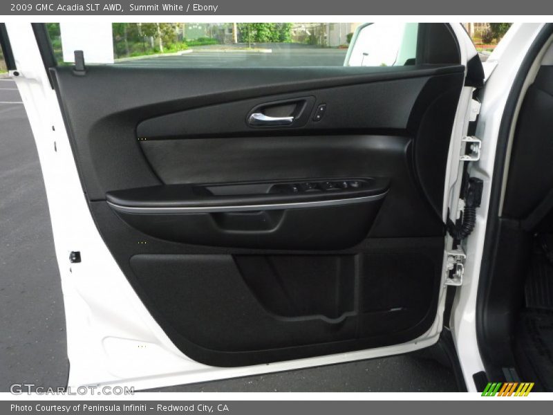 Summit White / Ebony 2009 GMC Acadia SLT AWD